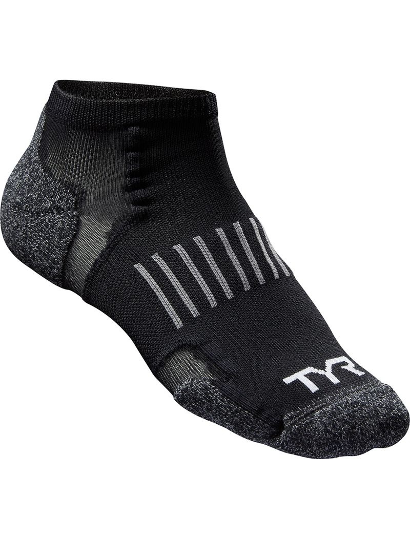 Black Tyr Low Cut Thin Training Men\'s Socks | US-YFKX86709