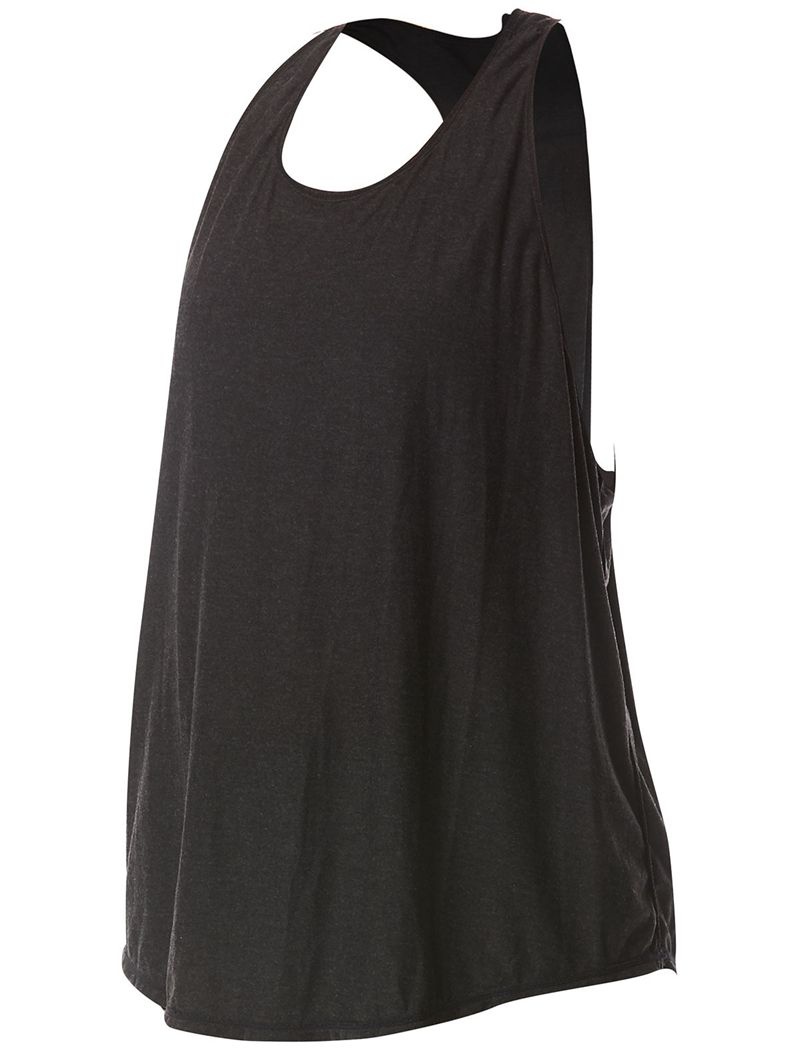 Black Tyr Plus Grace Overlay Women's Tanks | US-UFIJ59638