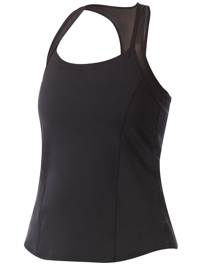 Black Tyr Plus Sonia Women's Tanks | US-IFQZ60827