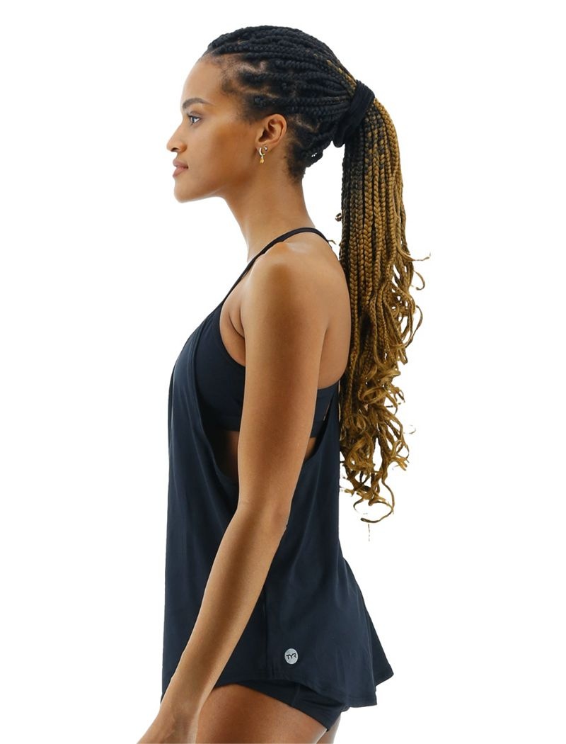 Black Tyr Shea 2-in-1 Women's Tanks | US-TDRM29417