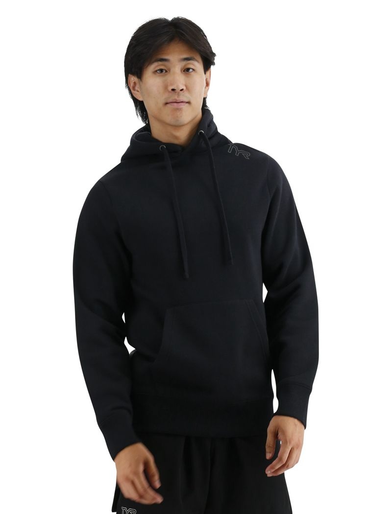 Black Tyr Ultrasoft Midweight Fleece Men\'s Hoodie | US-ZUTG37824