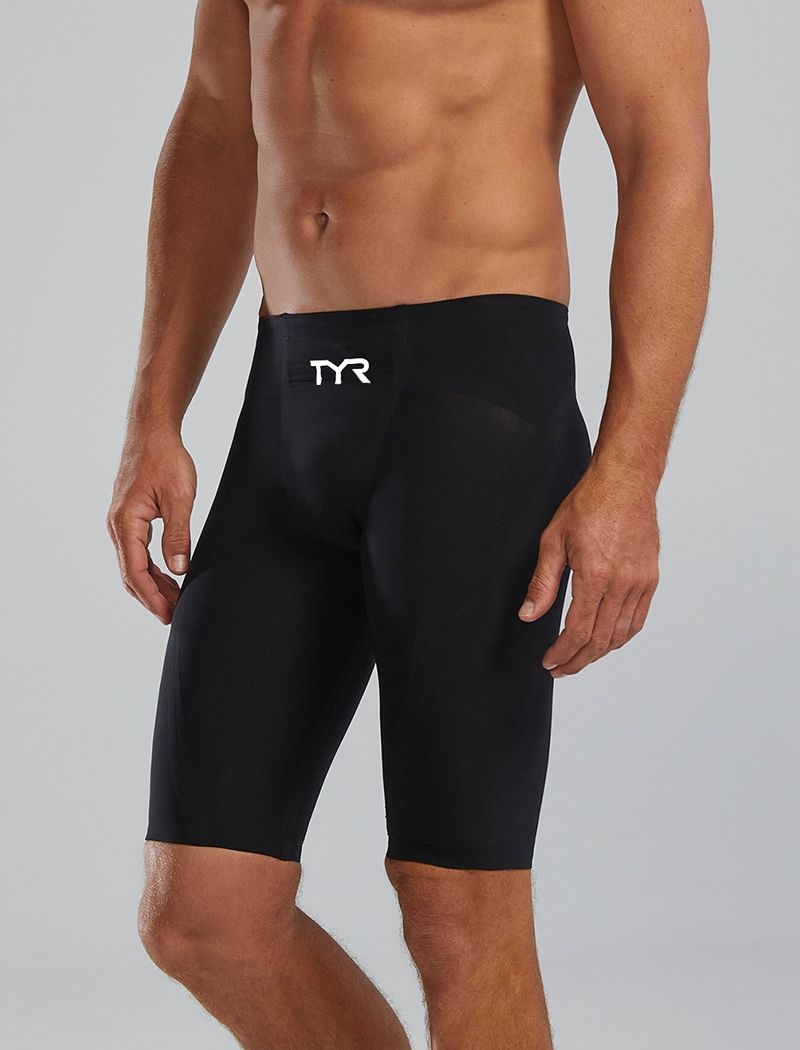 Black Tyr Venzo™ High Waist Jammer Men's Swimsuit | US-DEZQ26149