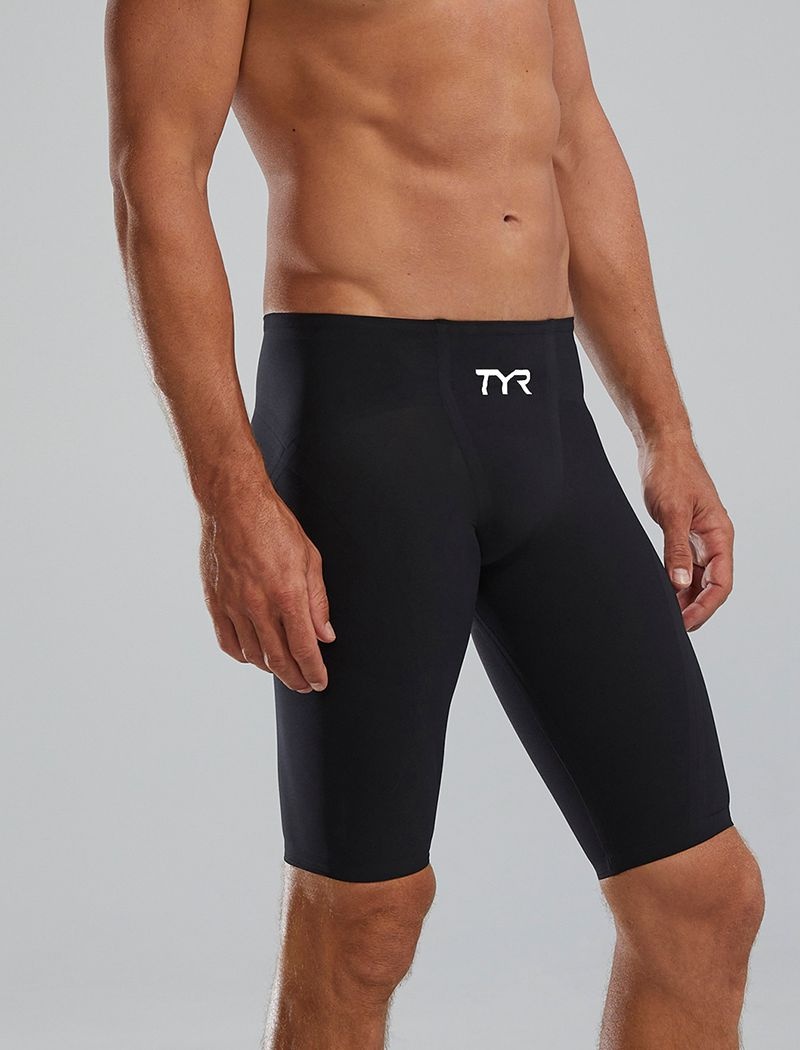 Black Tyr Venzo™ High Waist Jammer Men's Swimsuit | US-DEZQ26149