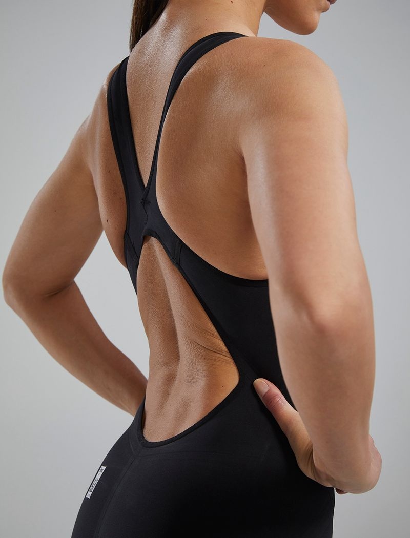 Black Tyr Venzo™ Open Back Women's Swimsuit | US-EPDL52376