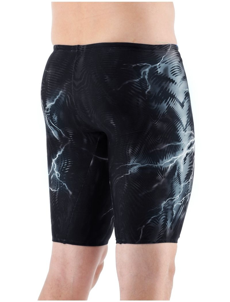 Black Tyr Venzo™high-waist Jammer Phantom Oblivion Men's Swimsuit | US-XMNK56903