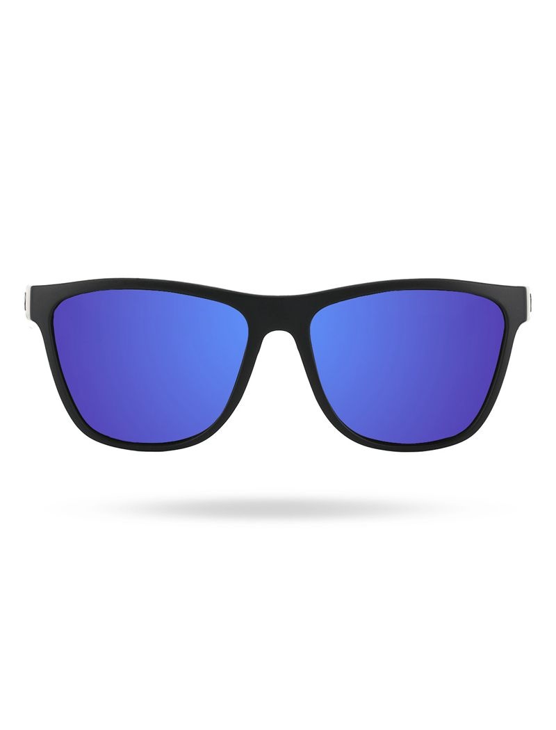 Black / Blue Tyr Raya Hts Polarized Women's Sunglasses | US-FGHI13285