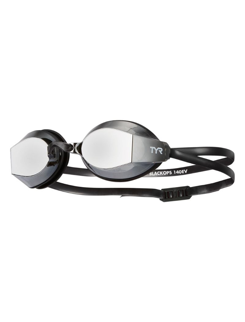 Black / Dark Grey Tyr Adults Black Ops 140 Ev Mirrored Racing Women\'s Goggles | US-ETUV42870