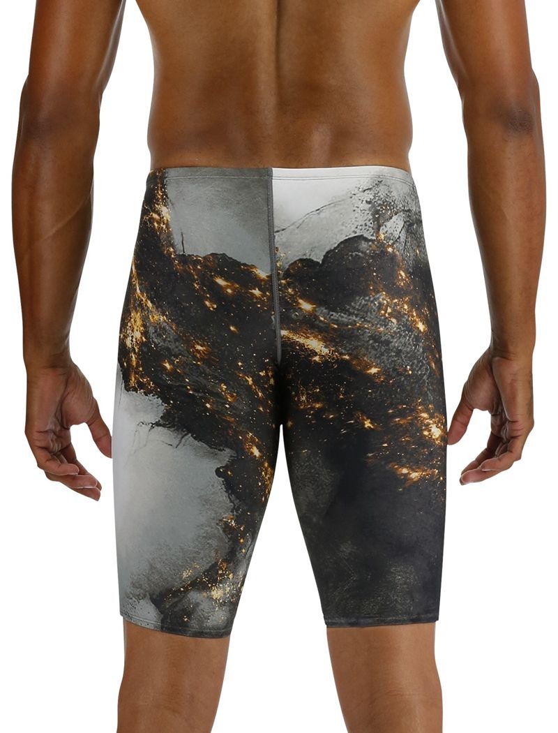 Black / Grey / Gold Tyr Durafast Elite® Jammer Pyrite Men's Swimsuit | US-TBGN42780