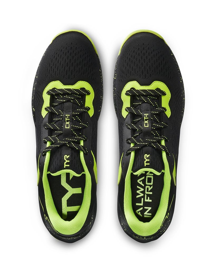 Black / Light Green Tyr Cxt-1 Trainer Limited Edition Men's Crossfit Shoes | US-IRMF62518