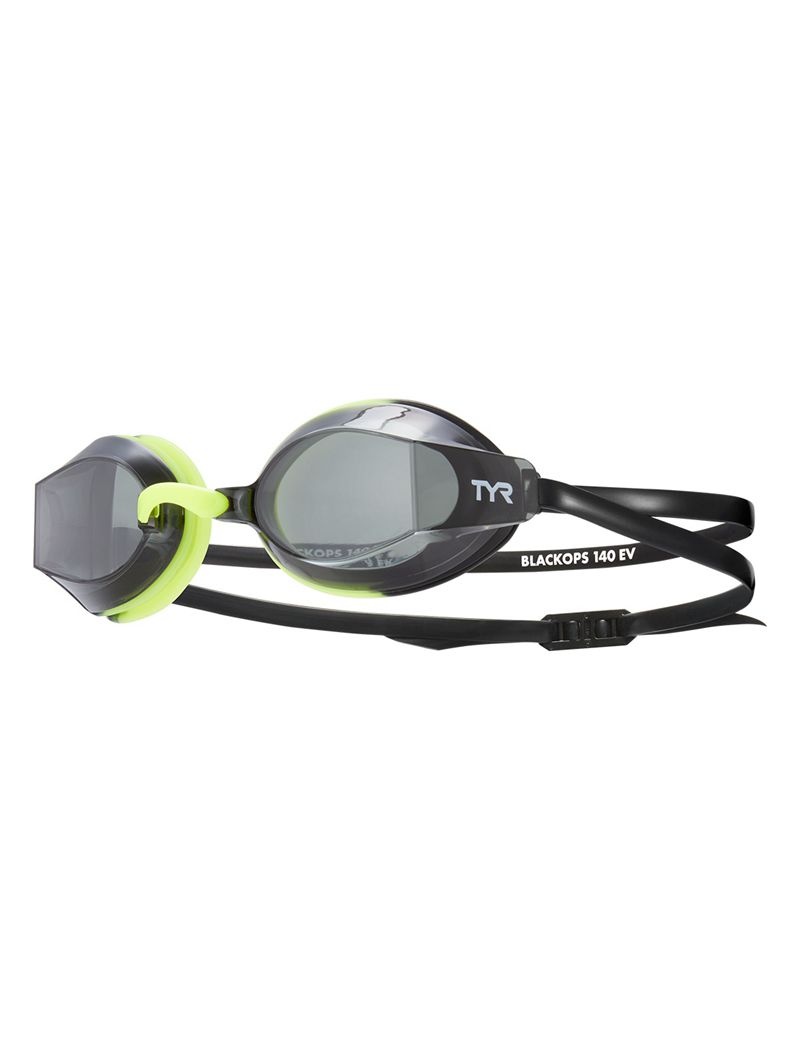 Black / Light Green Tyr Nano-fit Black Ops 140 Ev Racing Women\'s Goggles | US-VNHL15309