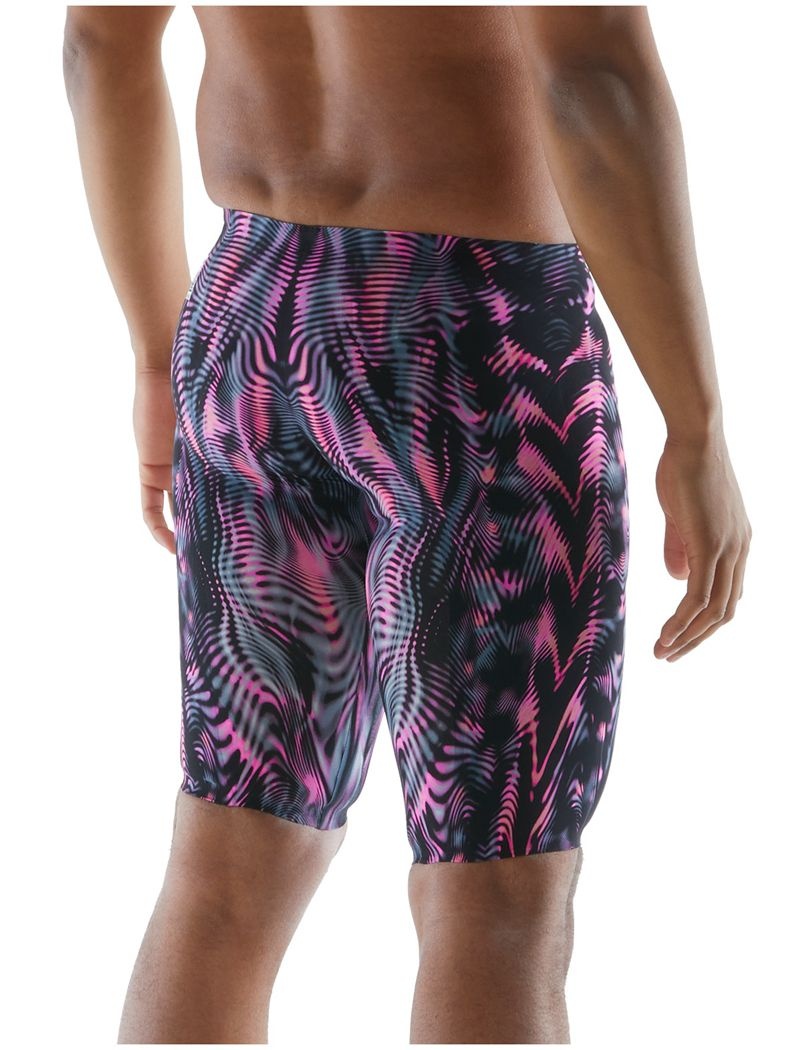 Black / Pink Tyr Venzo™ Genesis Jammer Men's Swimsuit | US-NMBR89472