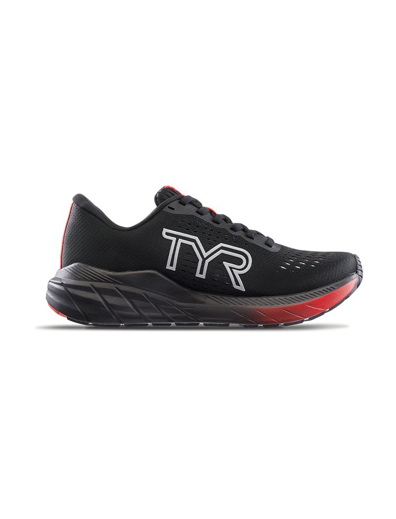 Black / Red Tyr Rd-1x Runner Men's Running Shoes | US-TBNE12573