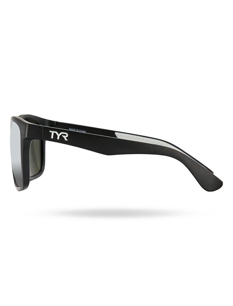 Black / Silver Tyr Apollo Hts Polarized Women's Sunglasses | US-PMKT49670