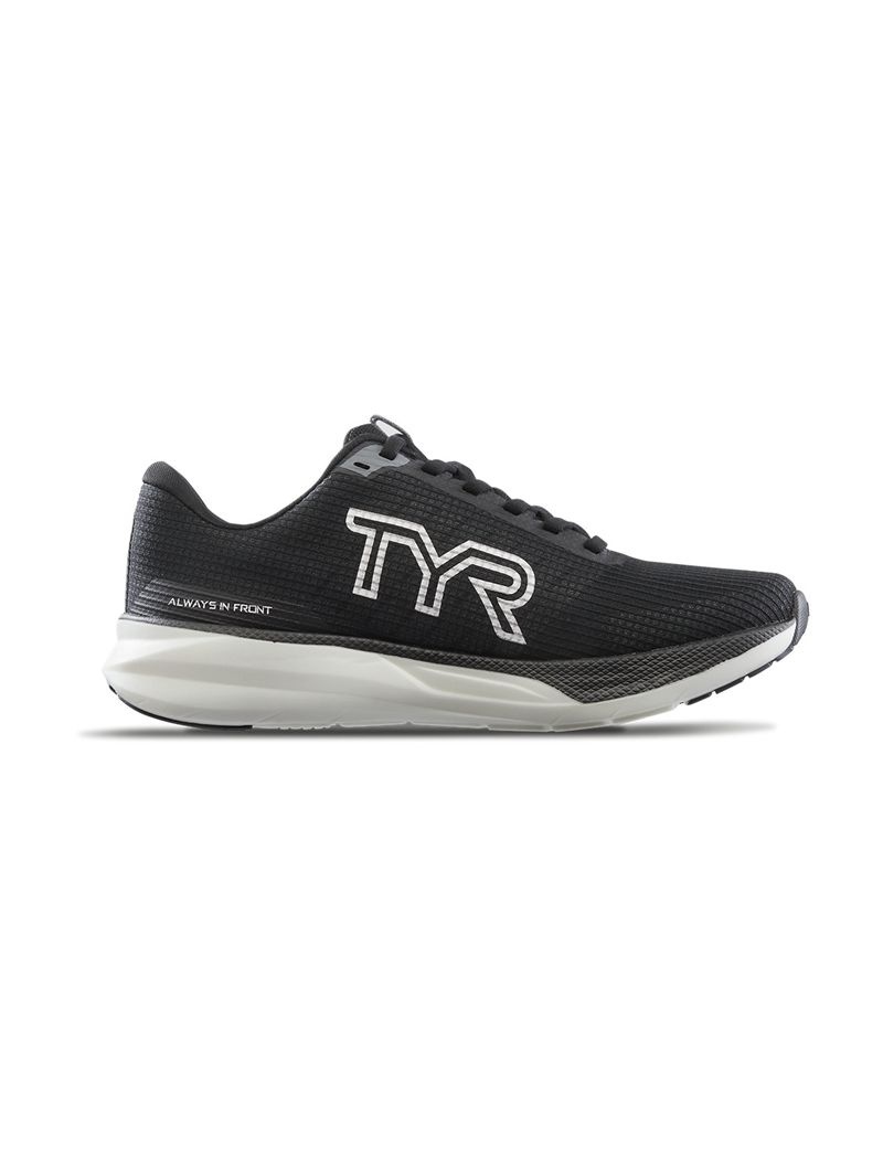 Black / White Tyr Sr-1 Tempo Runner Men's Running Shoes | US-GNWH27063