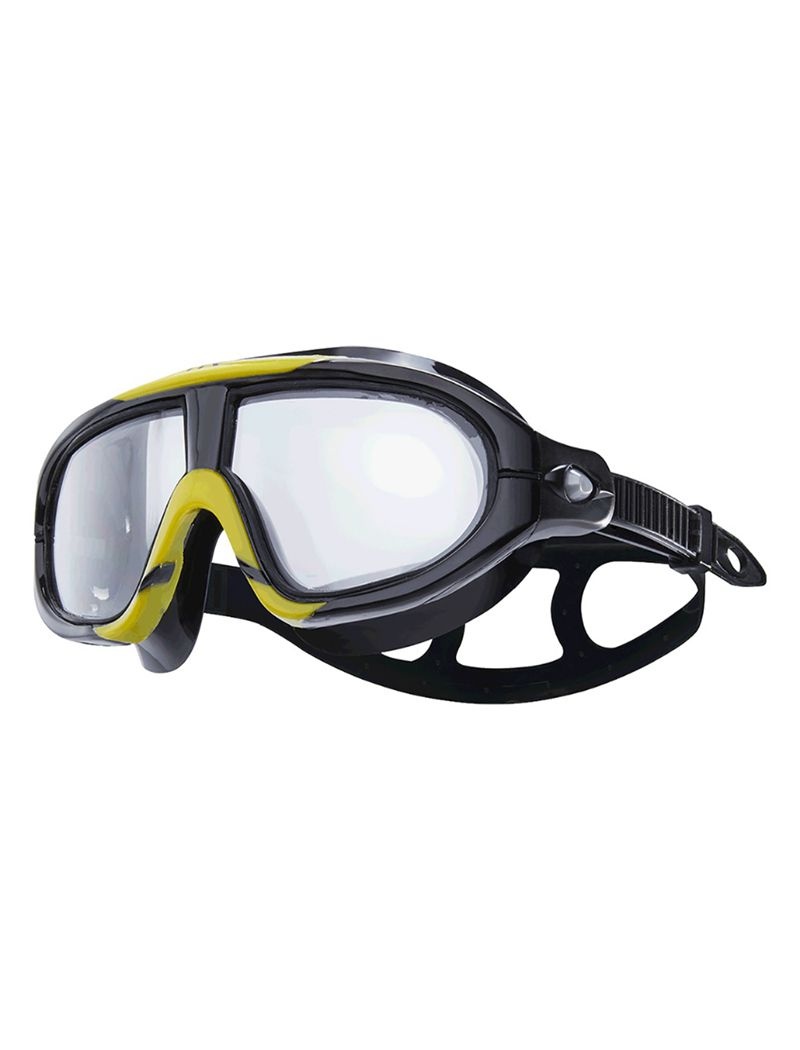 Black / Yellow Tyr Adult Orion Swim Mask Men\'s Goggles | US-URSP54870