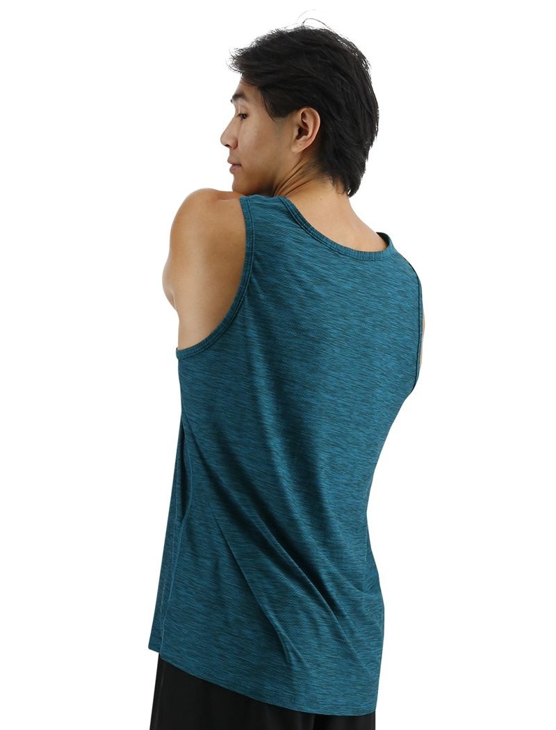 Blue Green Tyr Airtec™ Men's Tanks | US-RXBD96721