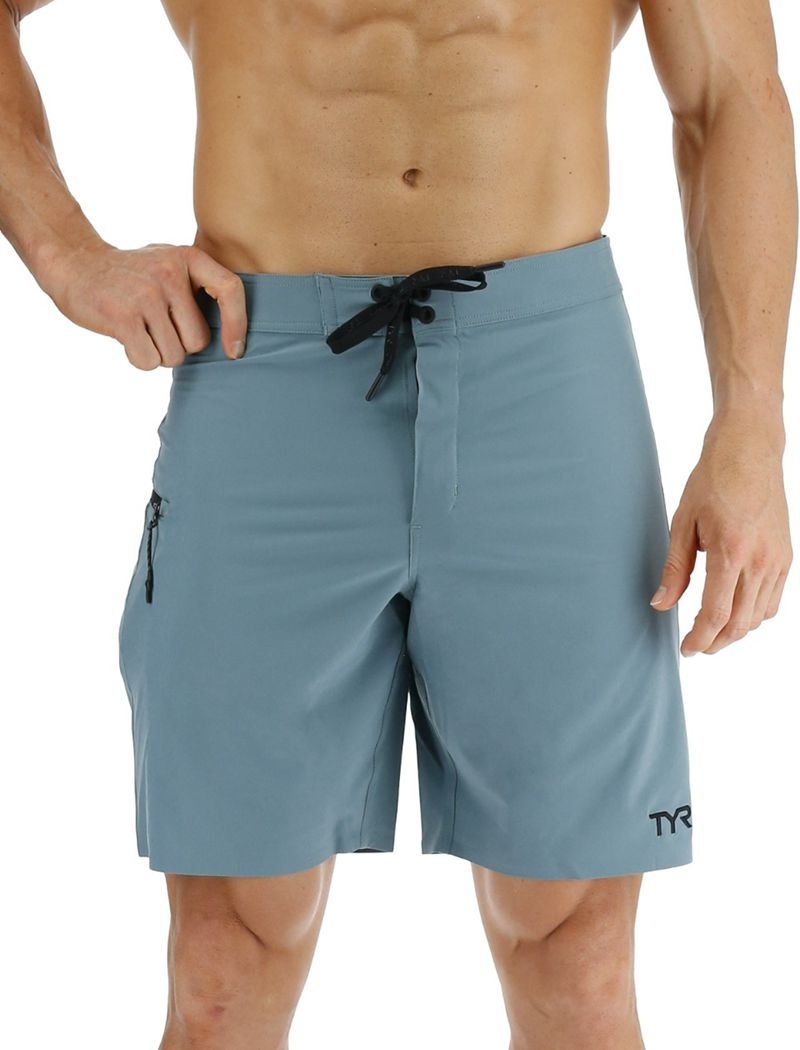 Blue Grey Tyr Hydrosphere™ Mobius 9 Men\'s Boardshorts | US-TOZN31497