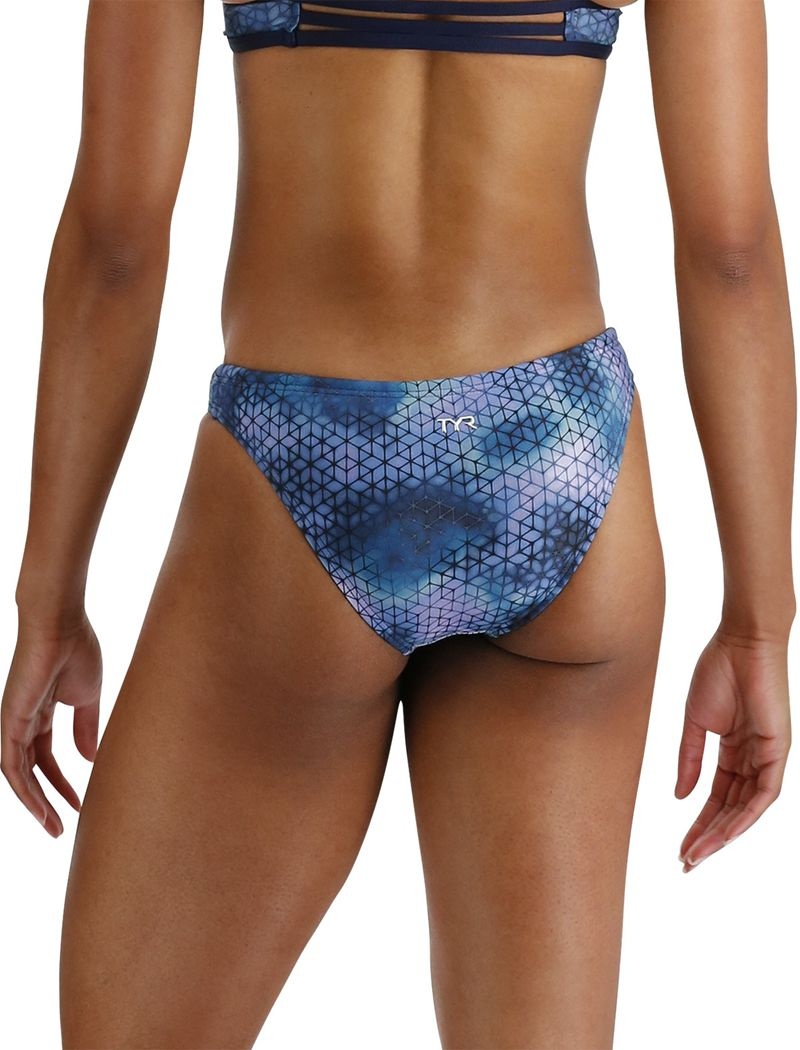 Blue Tyr Durafast Elite® Classic Mini Starhex Women's Bikini Bottom | US-ZEJG40917