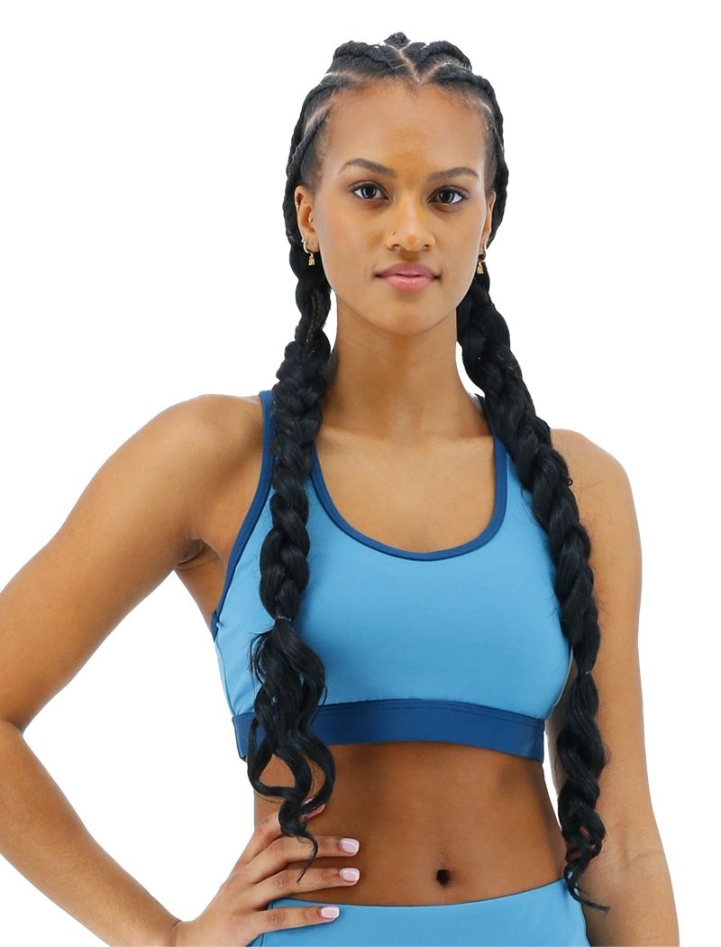 Blue Tyr Durafast Elite® Lyn Racerback Women's Sports Bra | US-BLCJ91452