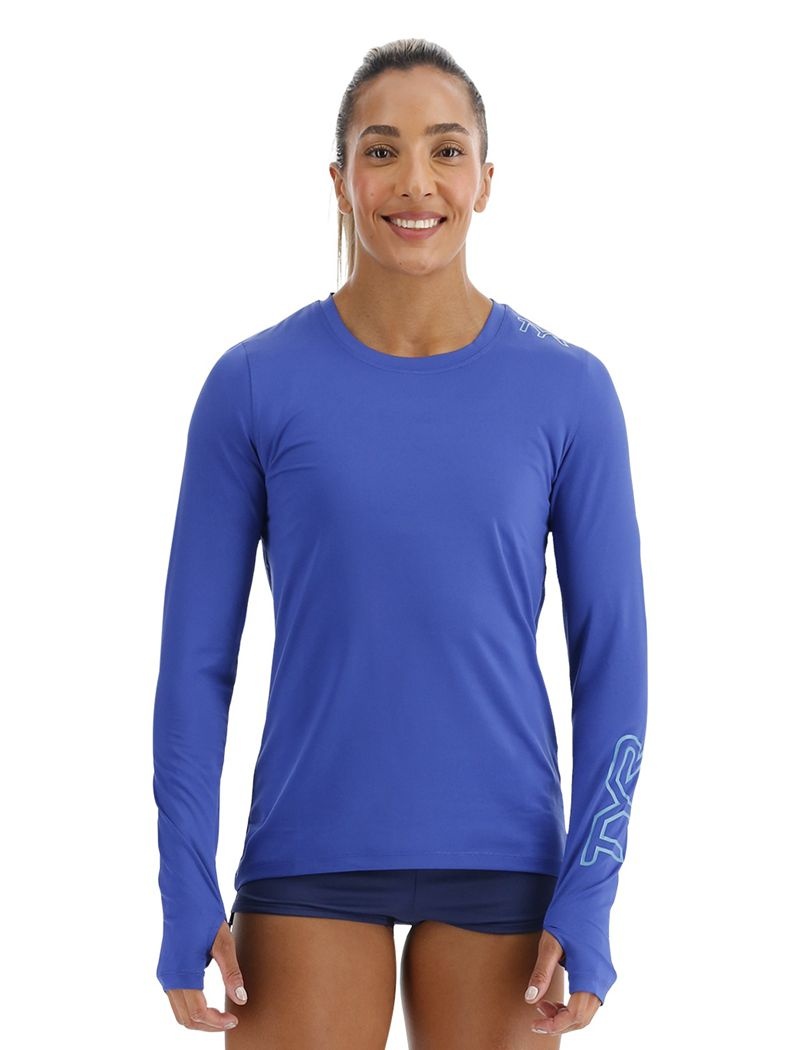 Blue Tyr Sundefense Long Sleeve Women\'s Shirts | US-GTCO70483