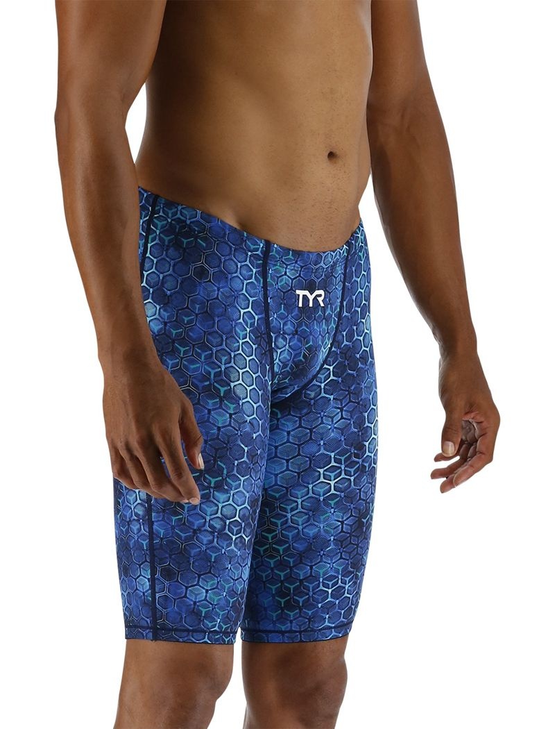 Blue Tyr Thresher® Jammer U12 Compliant Akurra Men's Swimsuit | US-KLQF01937