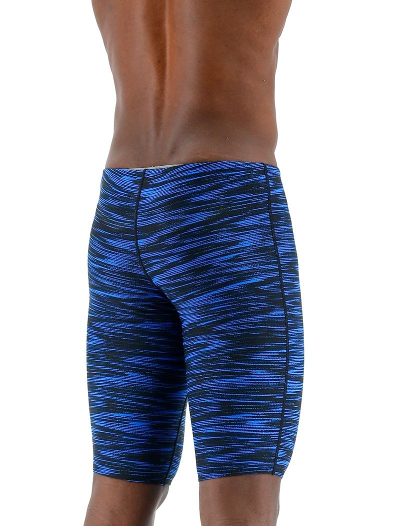 Blue / Black Tyr Durafast Elite® Jammer Fizzy Men's Swimsuit | US-CHEX20548