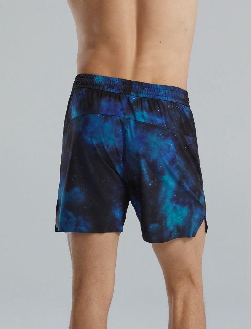 Blue / Black / Turquoise Tyr Hydrosphere™ Unlined 6 Momentum Men's Shorts | US-CIJU58620