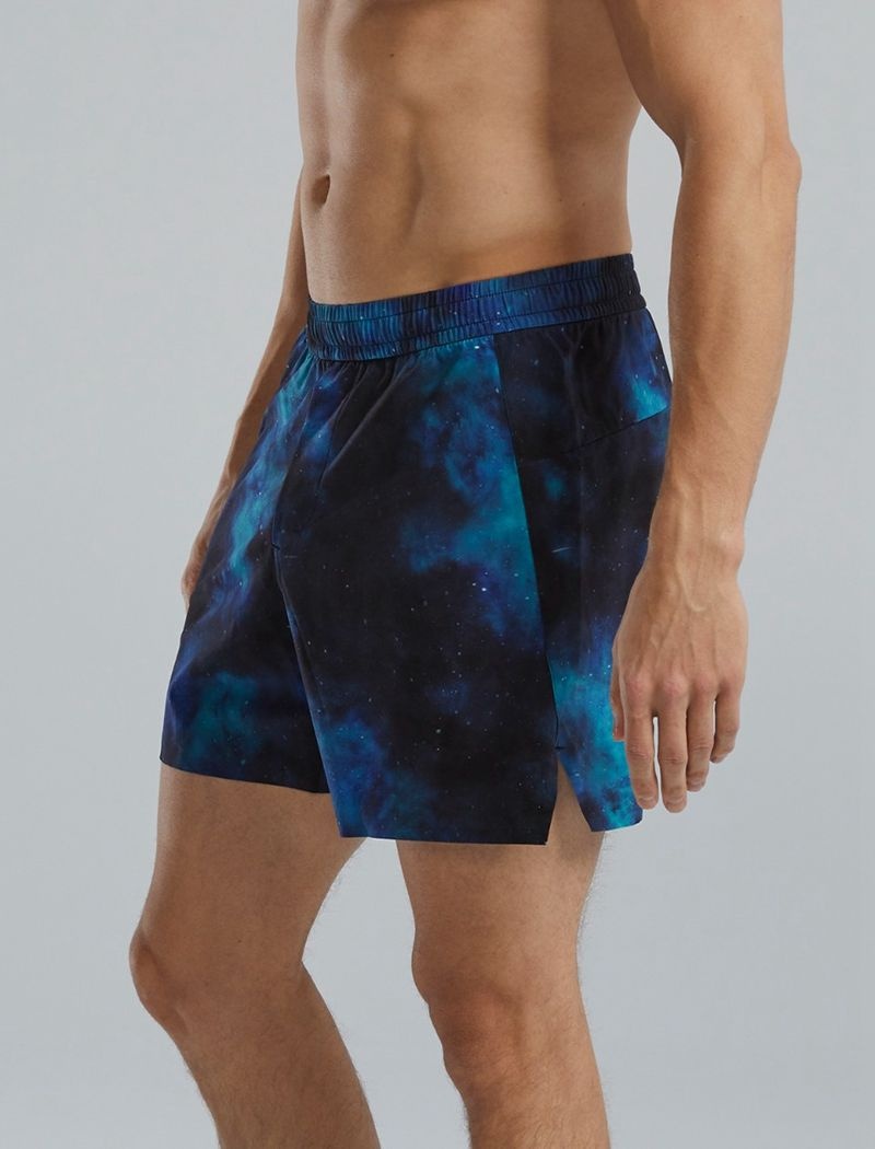 Blue / Black / Turquoise Tyr Hydrosphere™ Unlined 6 Momentum Men's Shorts | US-CIJU58620