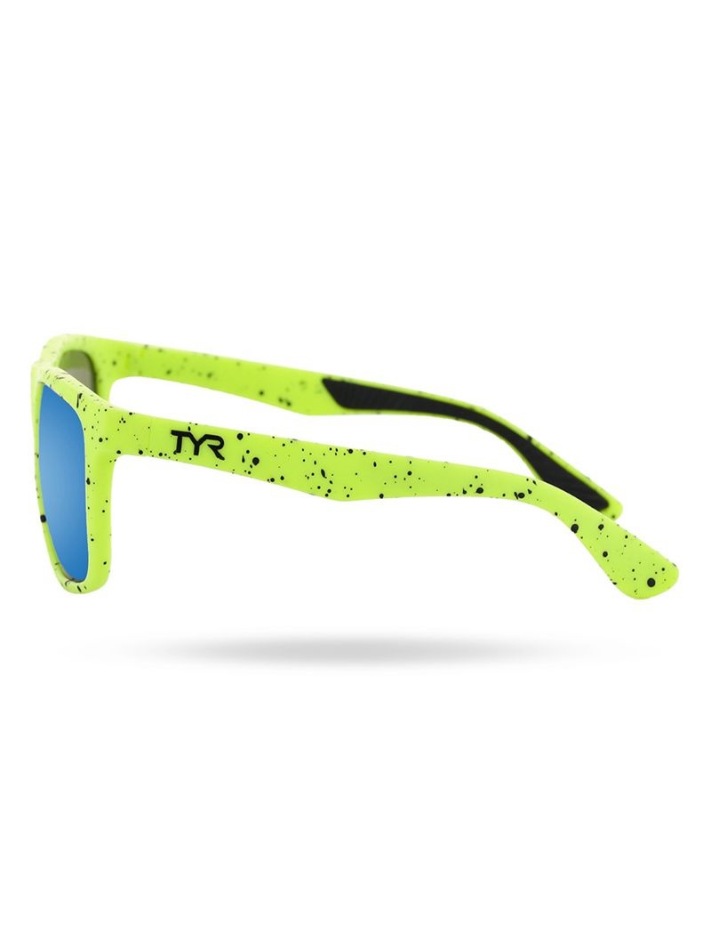 Blue / Green Tyr Apollo Hts Polarized - Limited Edition Women's Sunglasses | US-SVRK40961