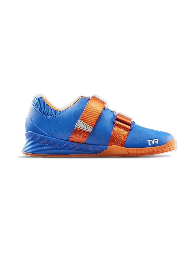 Blue / Orange Tyr L-1 Lifter Men's Sneakers | US-MTVJ41395