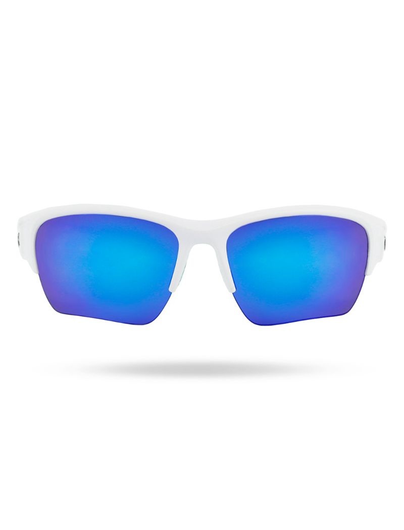 Blue / White Tyr Vatcher Hts Polarized Women's Sunglasses | US-PSZB26413