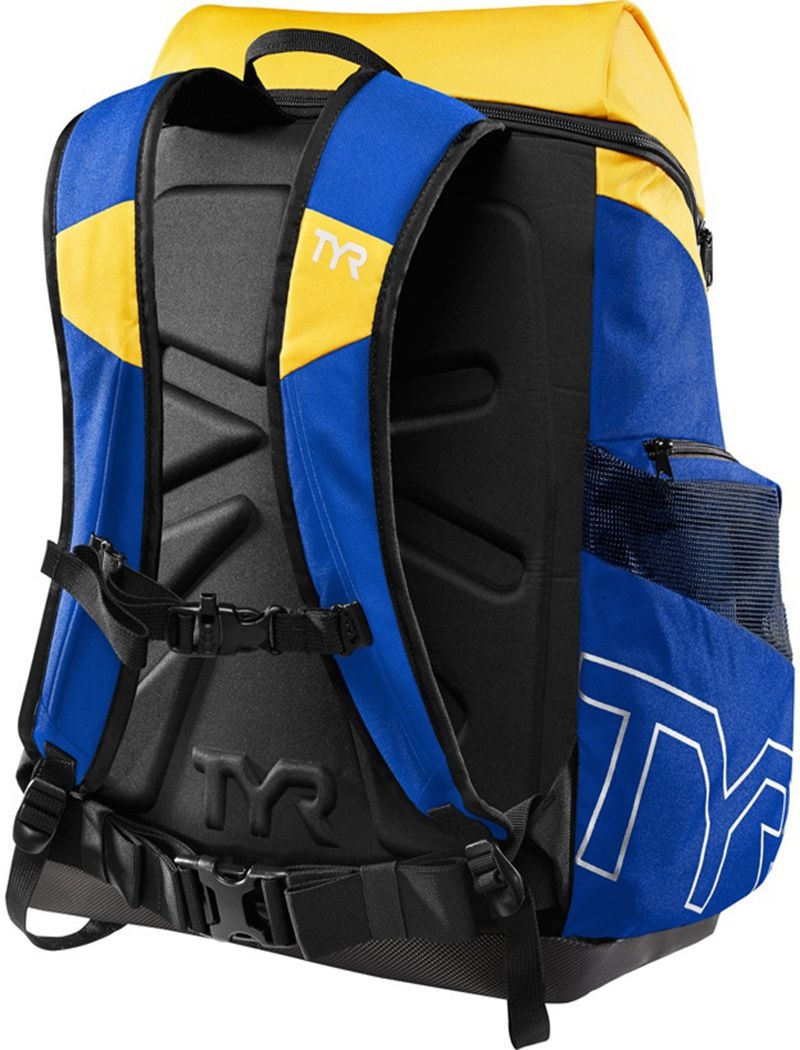 Blue / Yellow Tyr Alliance 45l Men's Backpack | US-KJTG95810