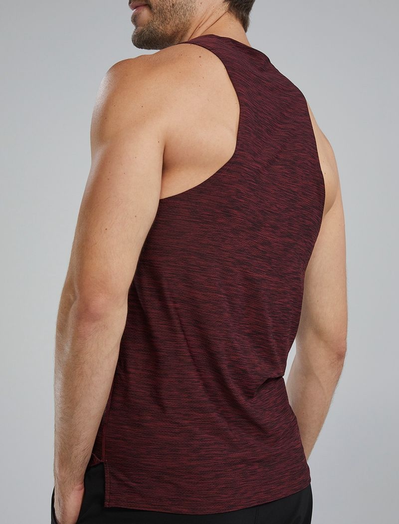 Burgundy Tyr Airtec™ Men's Tanks | US-PZRT73694