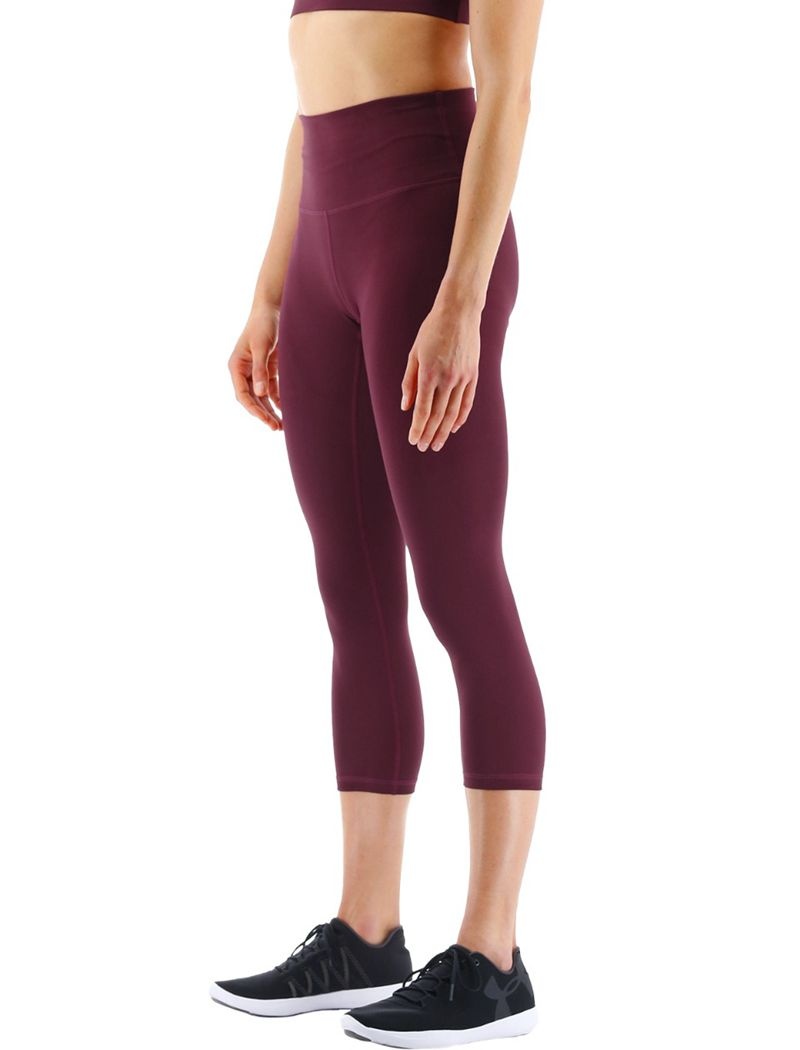 Burgundy Tyr Base Kinetic™ High-rise 21 Women's Leggings | US-MRBA32106