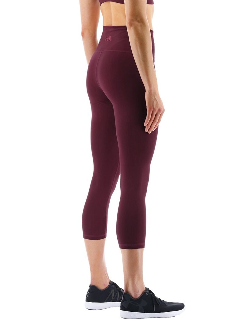 Burgundy Tyr Base Kinetic™ High-rise 21 Women's Leggings | US-MRBA32106