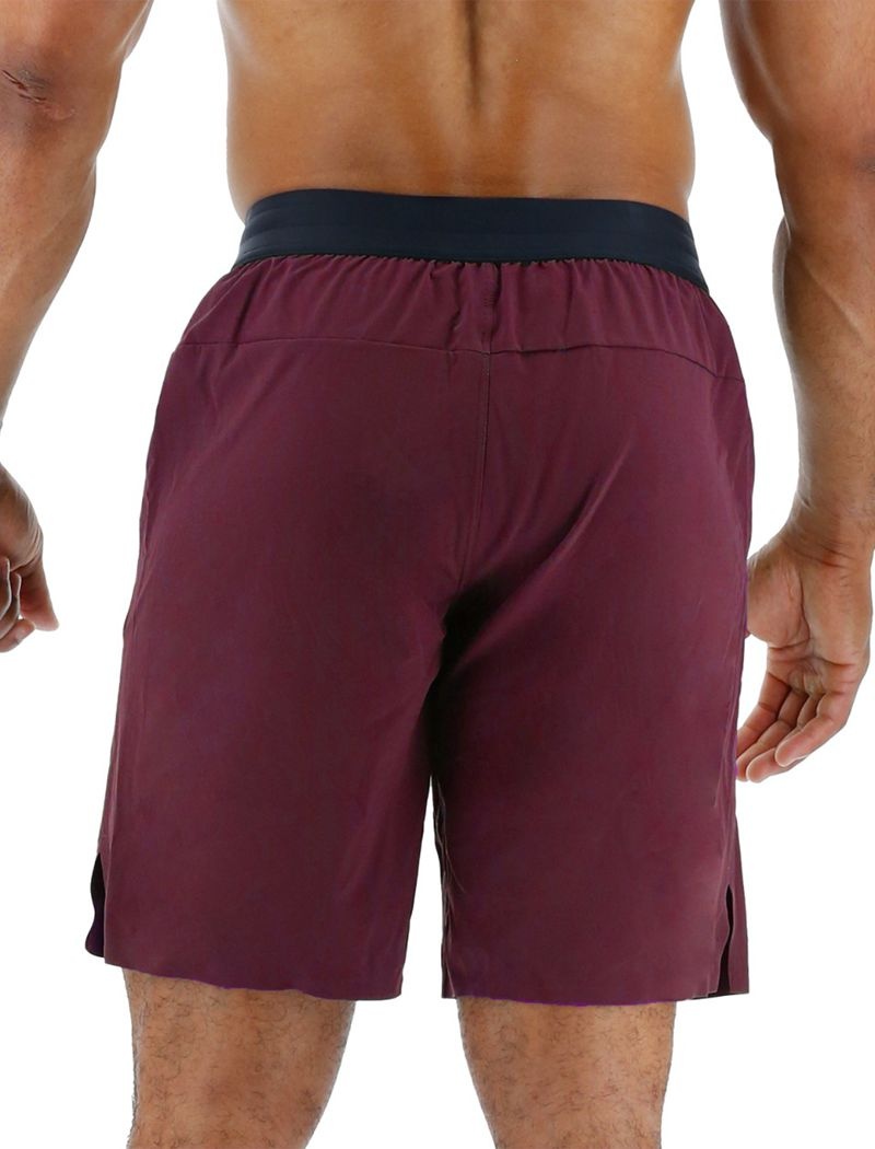 Burgundy Tyr Hydrosphere™ Unlined 7 Unbroken Men's Shorts | US-VUMN70246