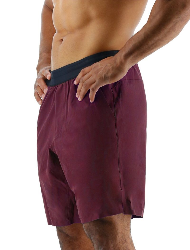 Burgundy Tyr Hydrosphere™ Unlined 7 Unbroken Men's Shorts | US-VUMN70246