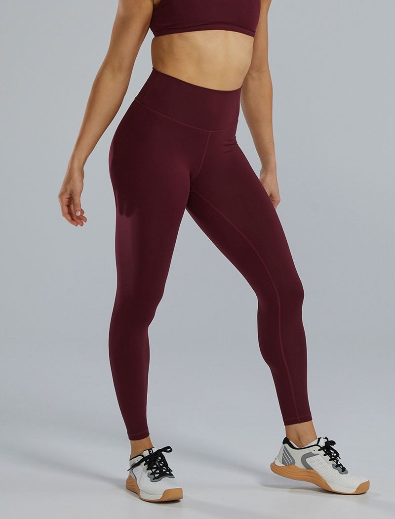 Burgundy Tyr Joule Elite™ High-waisted 25 Women's Leggings | US-POYS94201