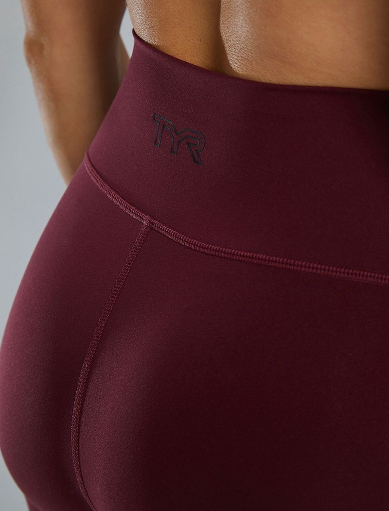 Burgundy Tyr Joule Elite™ High-waisted 25 Women's Leggings | US-POYS94201