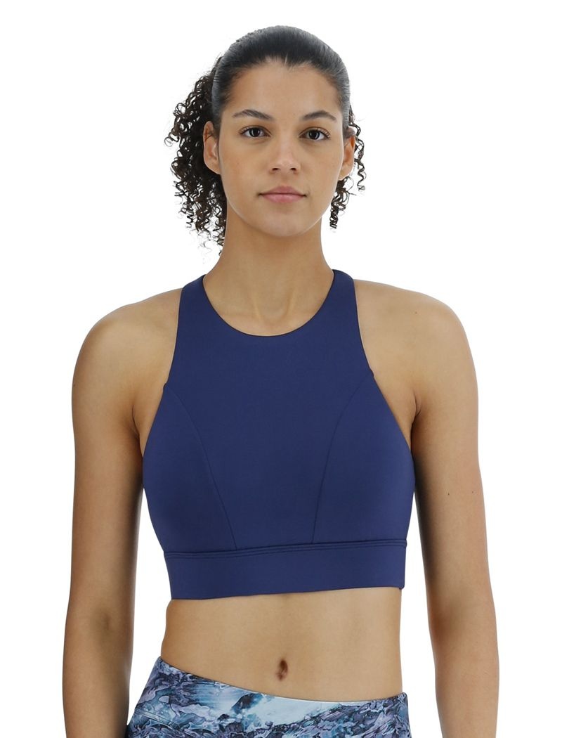 Dark Blue Tyr Amira Women\'s Swim Bra | US-DARN50693