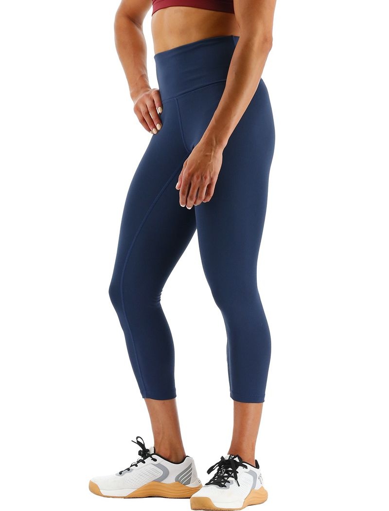 Dark Blue Tyr Base Kinetic™ High-rise 21 Women's Leggings | US-IFQM12406