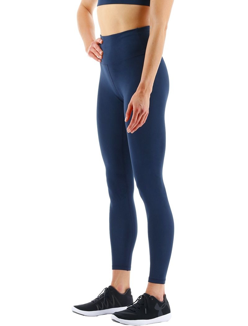 Dark Blue Tyr Base Kinetic™ High-rise 28 Women's Leggings | US-QSUP52436