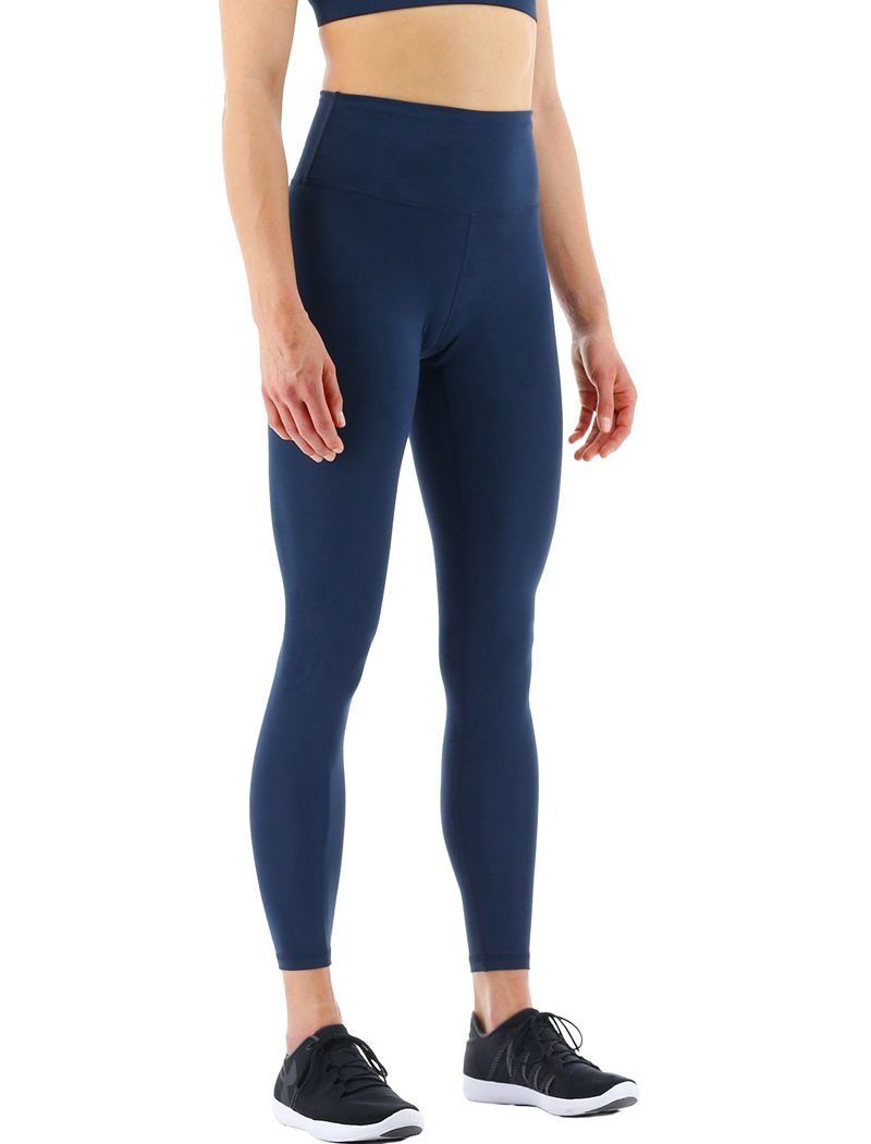 Dark Blue Tyr Base Kinetic™ High-rise 28 Women's Leggings | US-QSUP52436