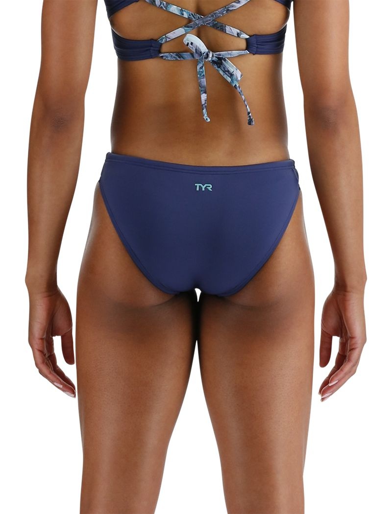 Dark Blue Tyr Lula Classic Women's Bikini Bottom | US-AJEK98435