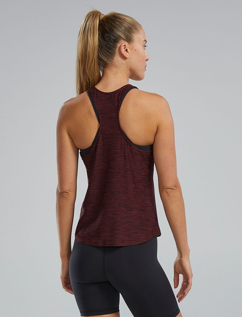 Dark Burgundy Tyr Airtec™ Women's Tanks | US-UGYJ96814