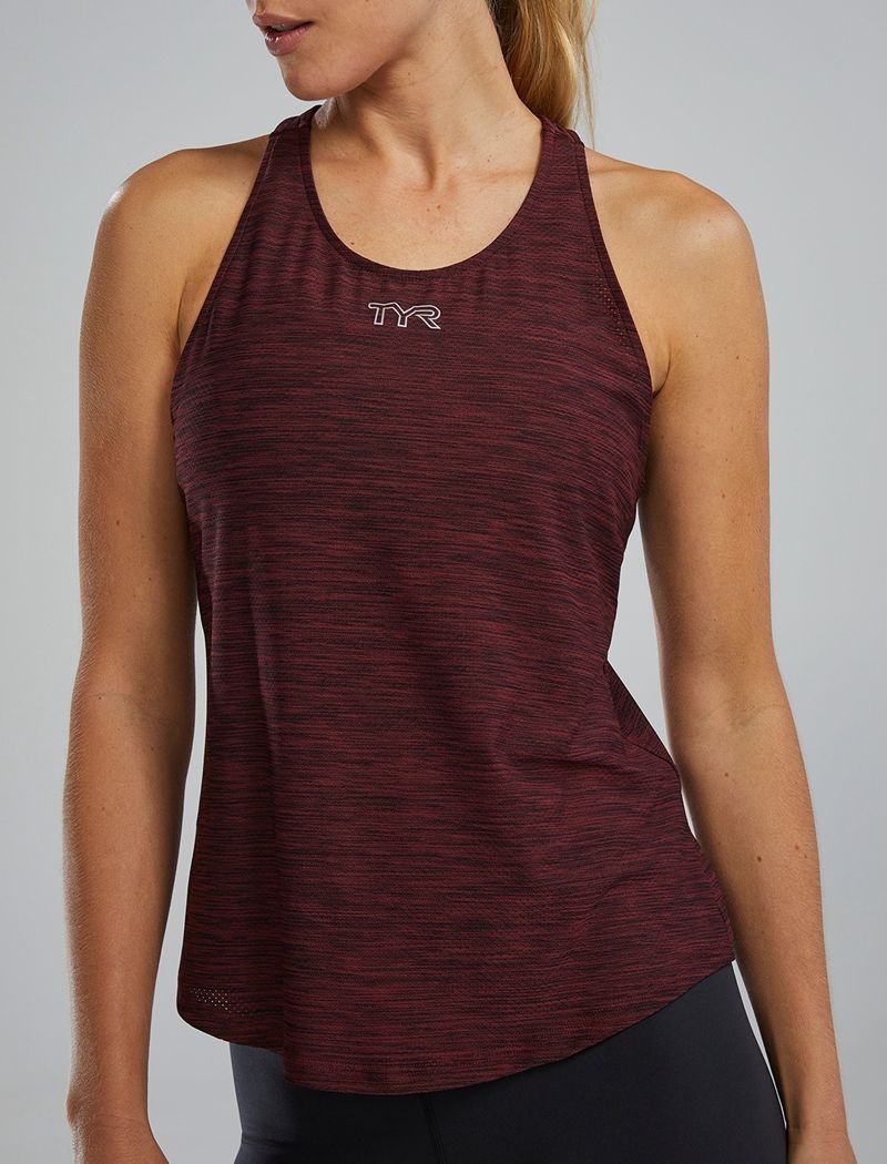 Dark Burgundy Tyr Airtec™ Women's Tanks | US-UGYJ96814