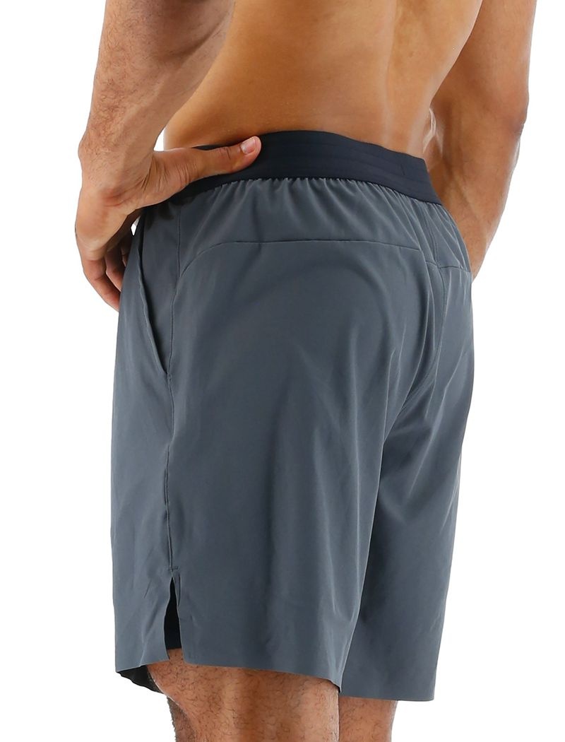 Dark Grey Tyr Hydrosphere™ Lined 7 Unbroken Men's Shorts | US-RBIJ62358