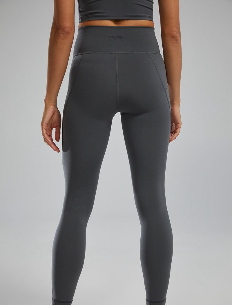 Dark Grey Tyr Joule Elite™ High-waisted 25 Pocket Women's Leggings | US-LIEC12059