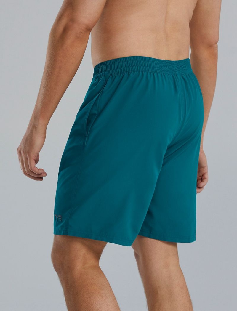 Dark Turquoise Tyr Challenger-x Men's Swim Shorts | US-THBV80617