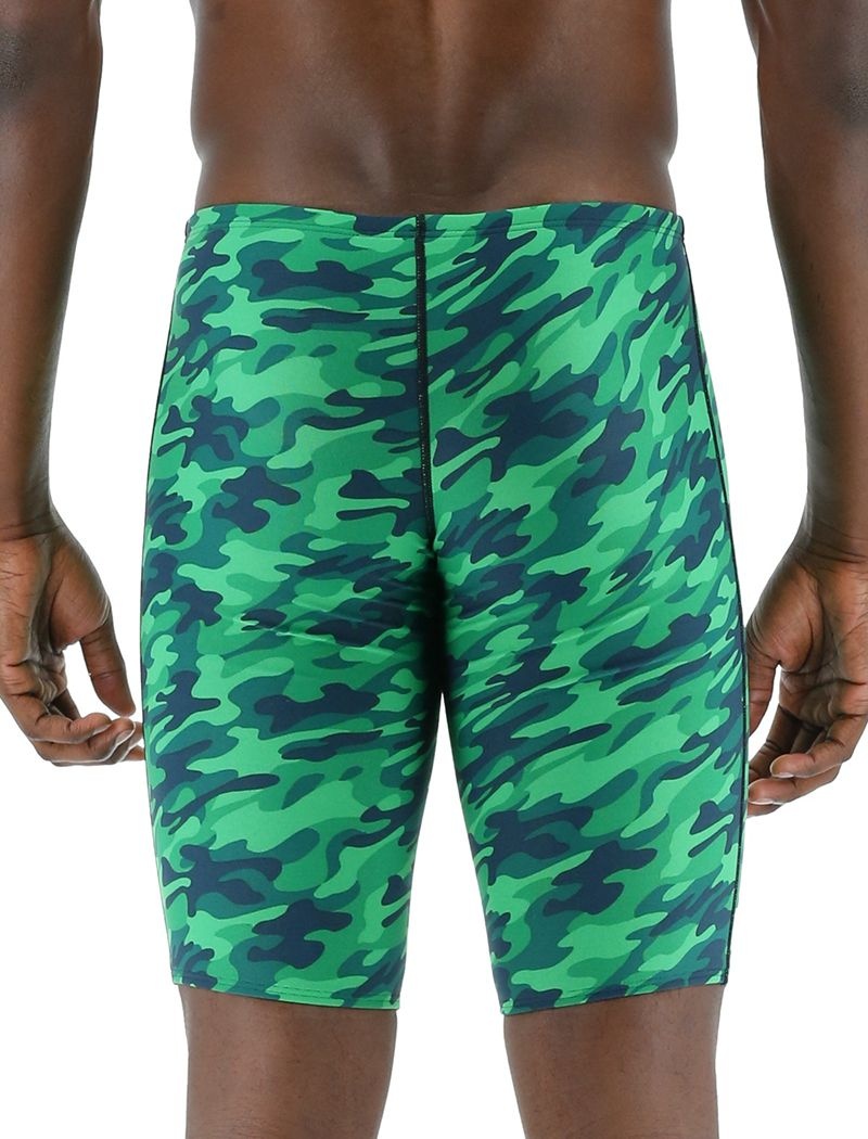 Green Tyr Durafast Elite® Jammer Camo Men's Swimsuit | US-BPHG75804